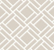 Seabrook Block Trellis Cove Gray and Fog Wallpaper