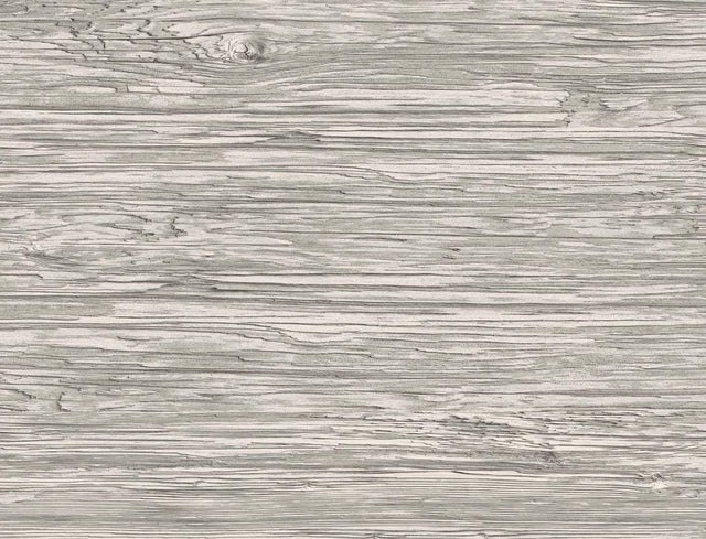 Seabrook Washed Shiplap Embossed Vinyl Dove Gray Wallpaper