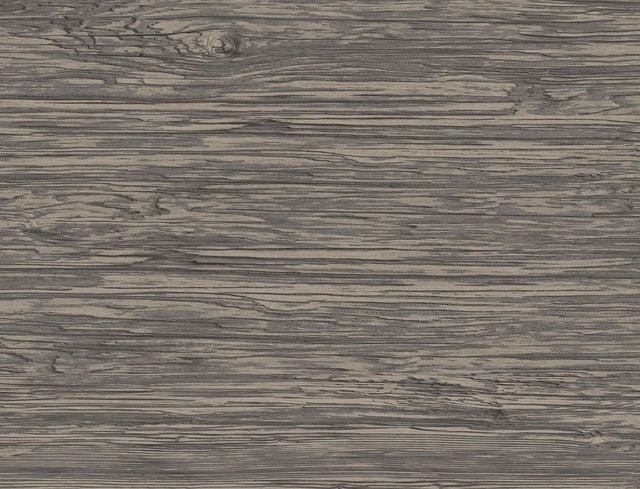 Seabrook Washed Shiplap Embossed Vinyl Dark Ash Wallpaper
