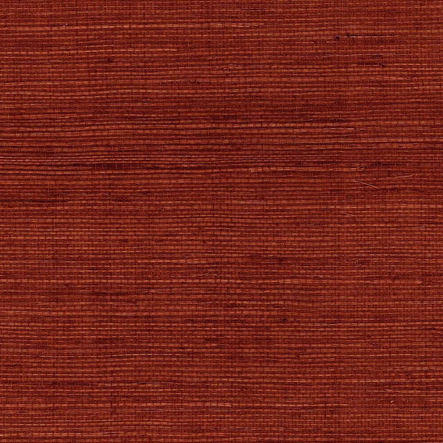Seabrook Sisal Grasscloth Cabernet Wallpaper
