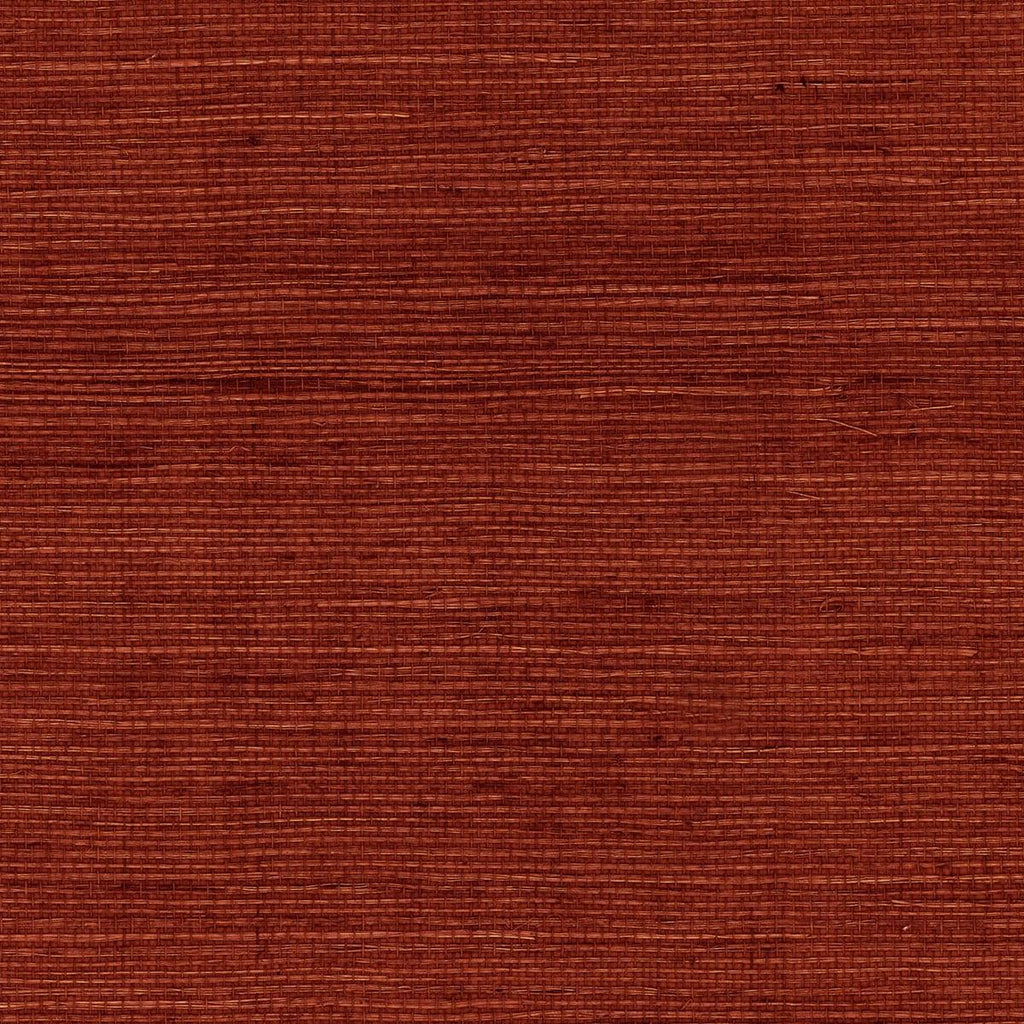 Seabrook Sisal Grasscloth Red Wallpaper