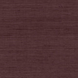 Seabrook Sisal Grasscloth Deep Plum Wallpaper
