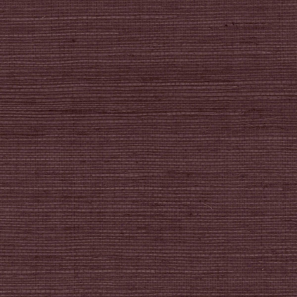 Seabrook Sisal Grasscloth Purple Wallpaper