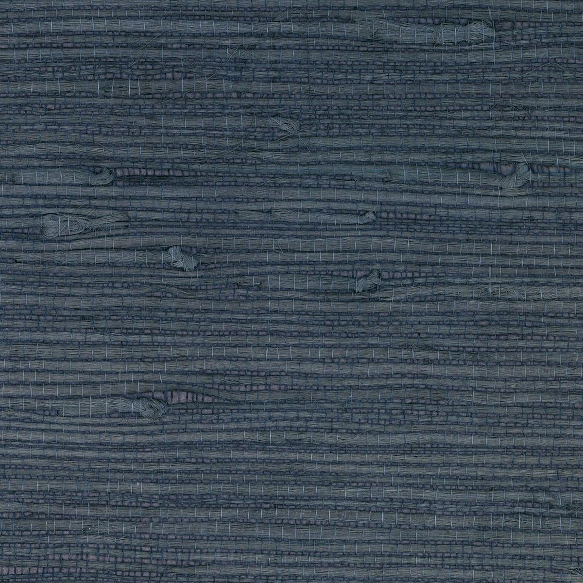 Seabrook Jute Grasscloth Blue Wallpaper