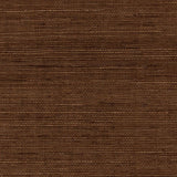 Seabrook Sisal Grasscloth Chocolate Wallpaper