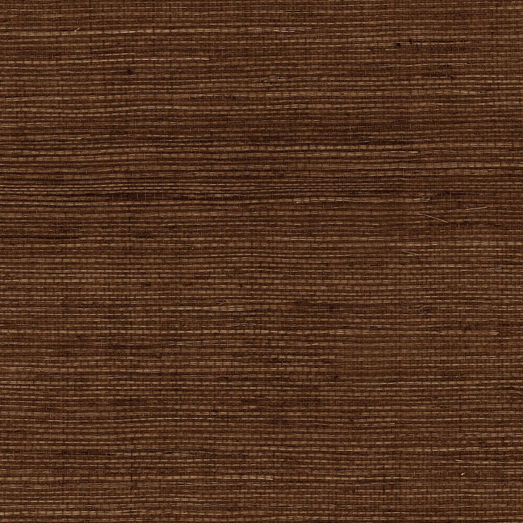 Seabrook Sisal Grasscloth Brown Wallpaper