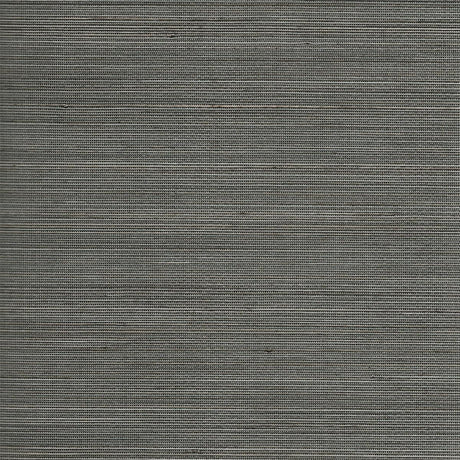 Seabrook Abaca Grasscloth Charcoal and Sandstone Wallpaper