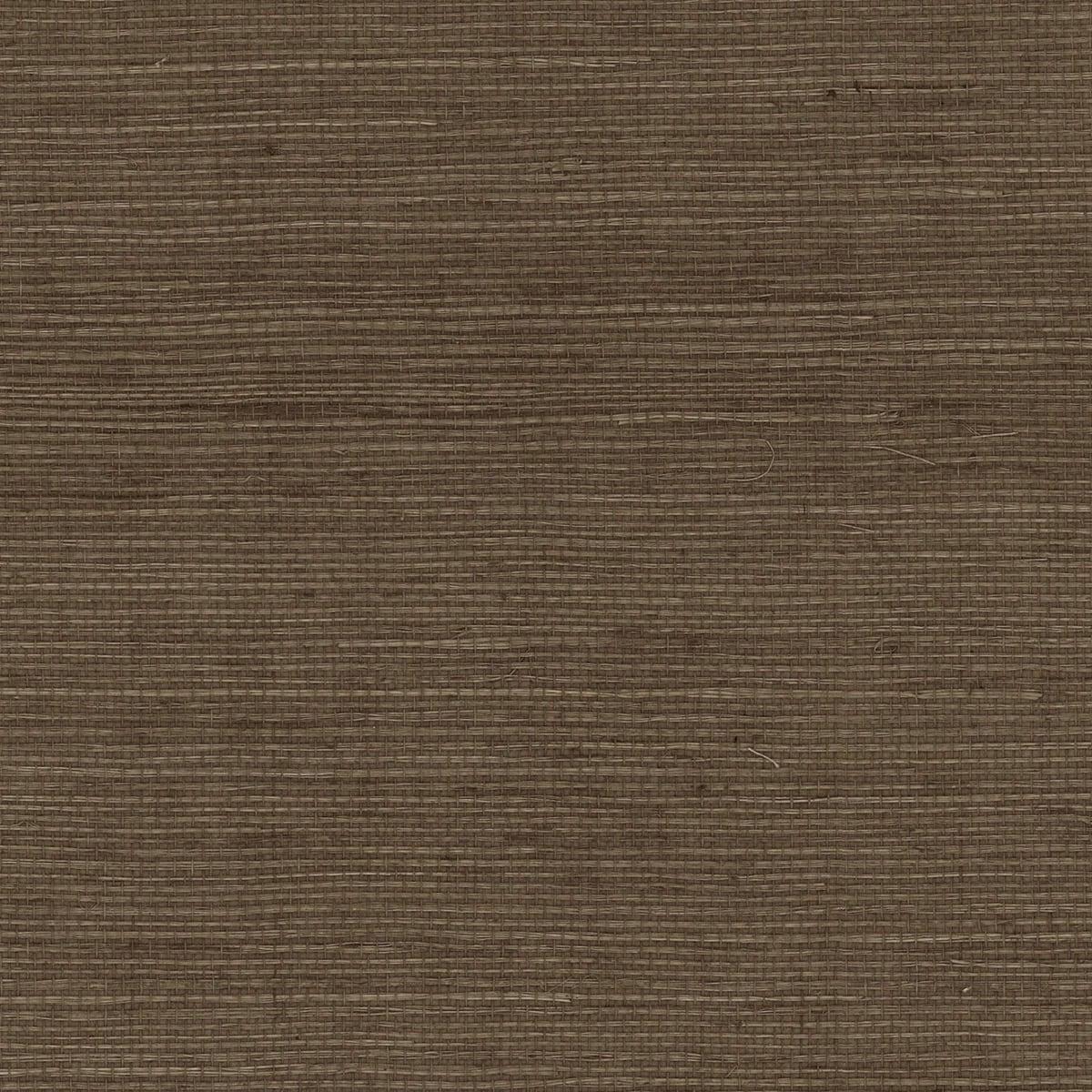 Seabrook Sisal Grasscloth Brown Wallpaper