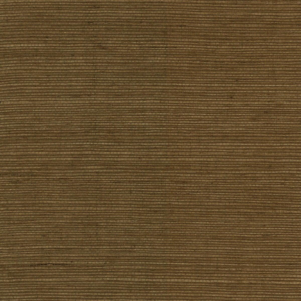 Seabrook Sisal Grasscloth Brown Wallpaper