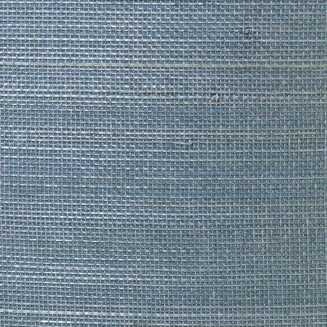 Seabrook Abaca Grasscloth Bluestone Wallpaper