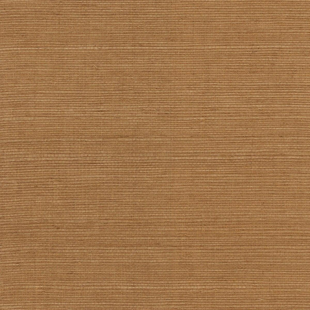 Seabrook Sisal Grasscloth Golden Walnut Wallpaper