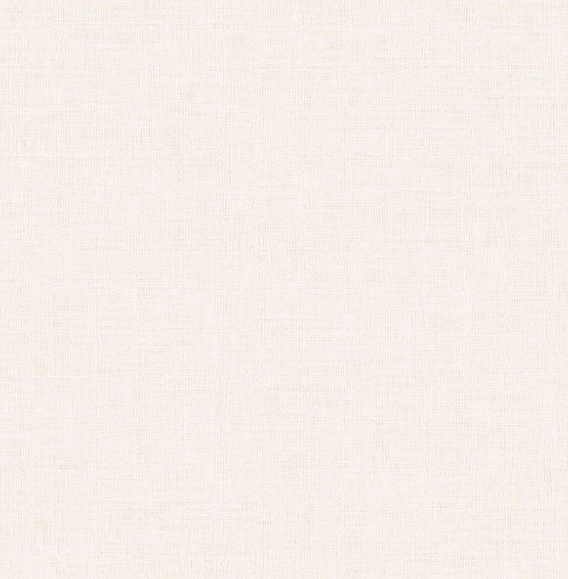 Seabrook Faux Linen Ivory Wallpaper