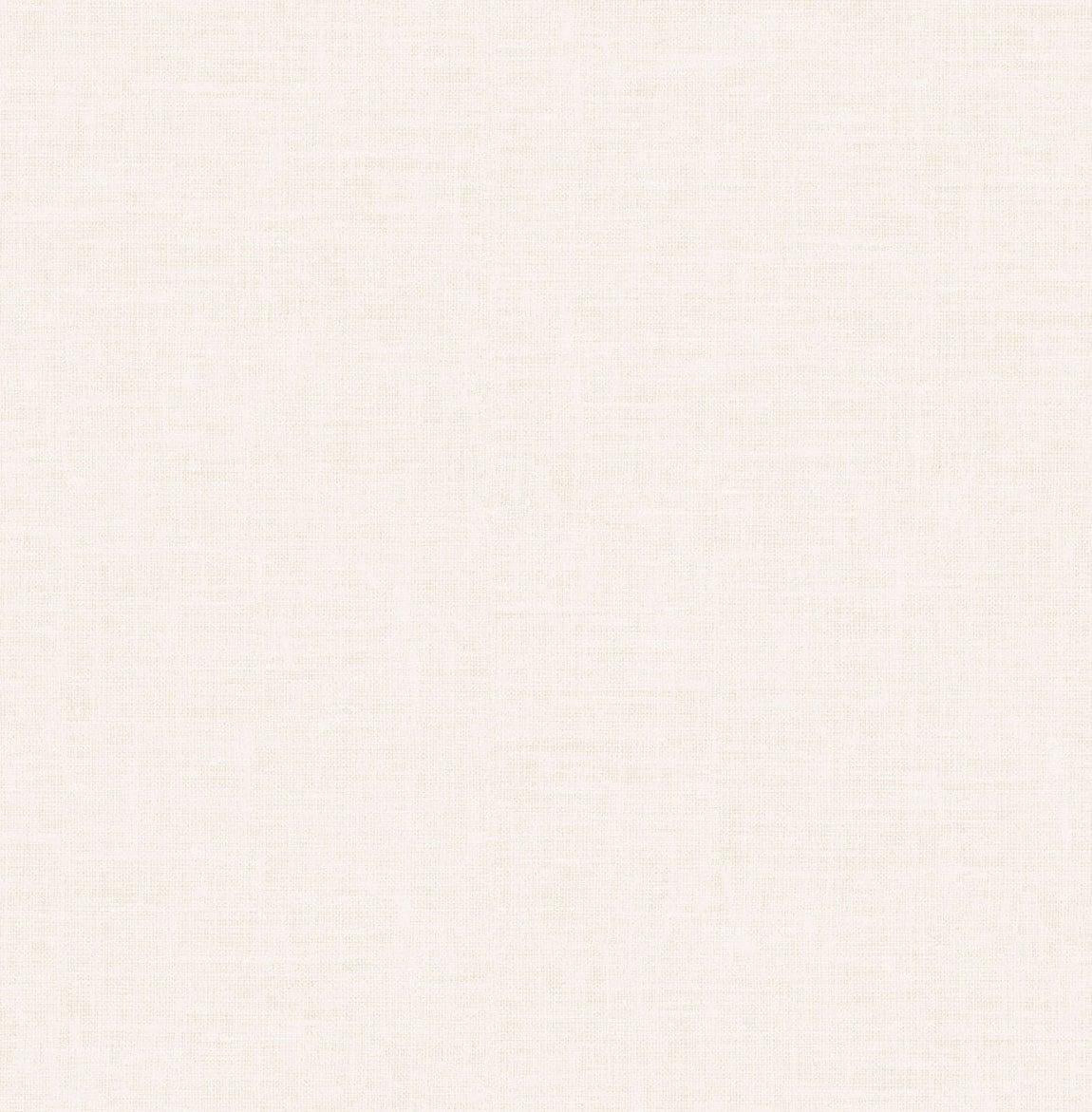 Seabrook Faux Linen Off-White Wallpaper
