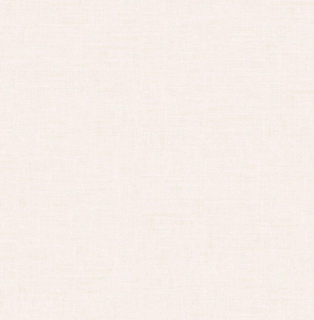 Seabrook Faux Linen Off-White Wallpaper