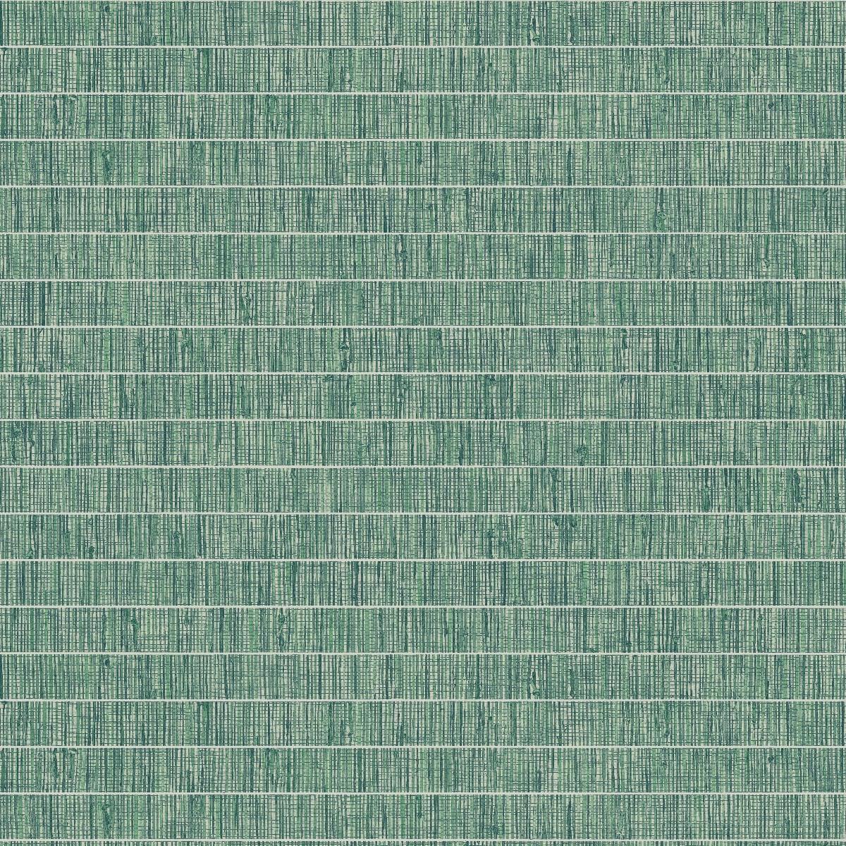 Seabrook Blue Grass Band Banana Leaf Wallpaper