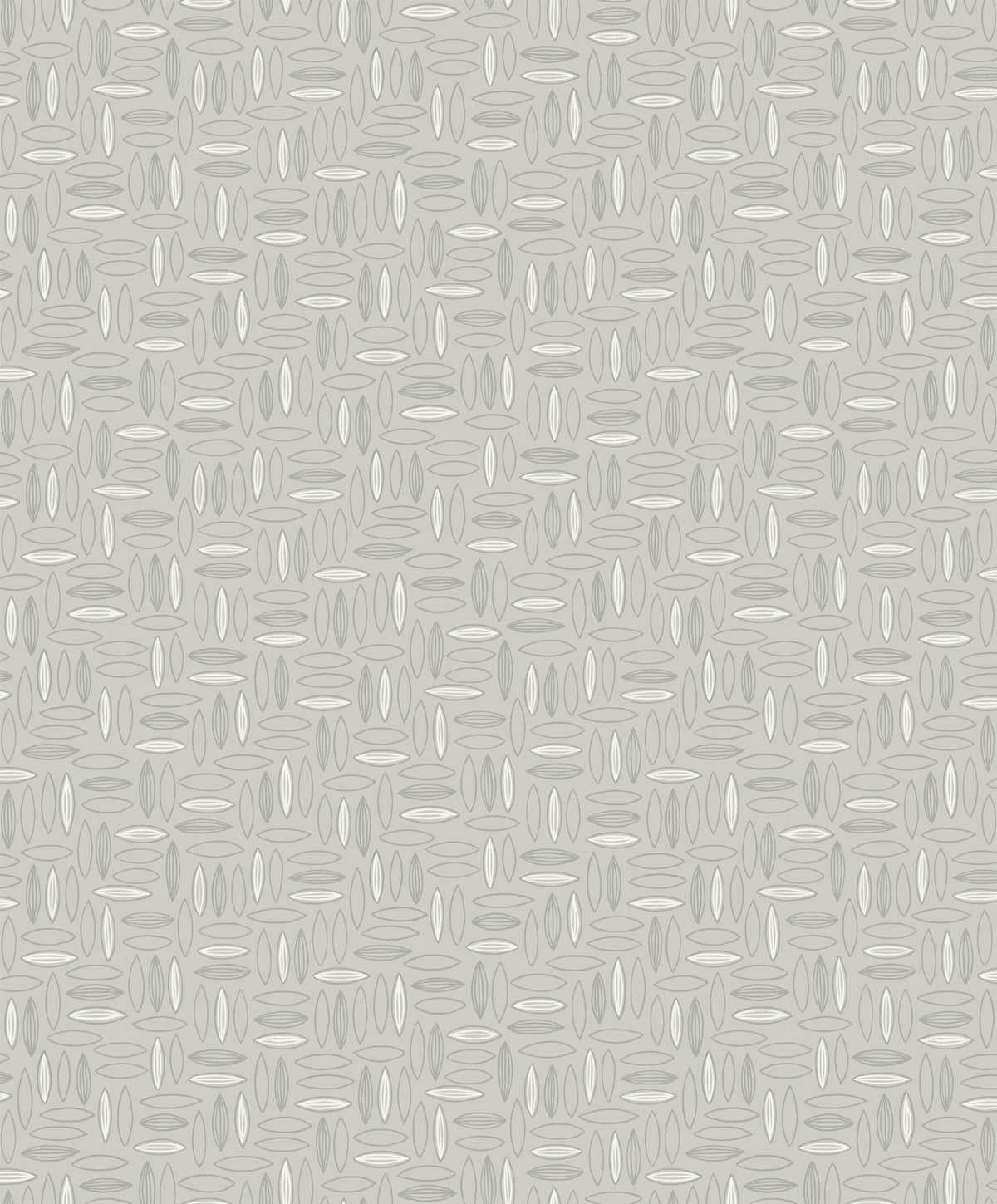 Seabrook Pip Geo Grey Wallpaper
