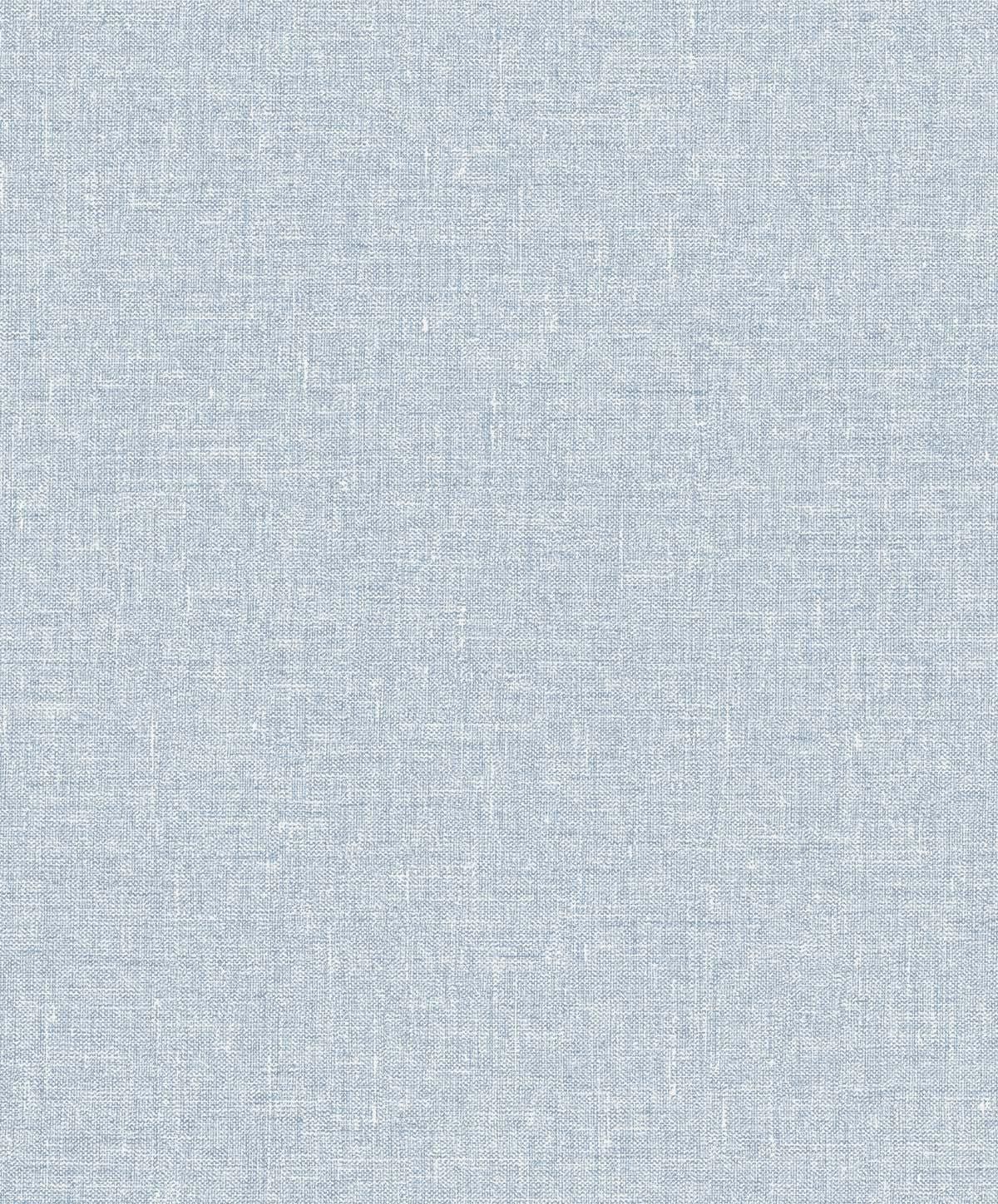 Seabrook Soft Linen Blue Wallpaper