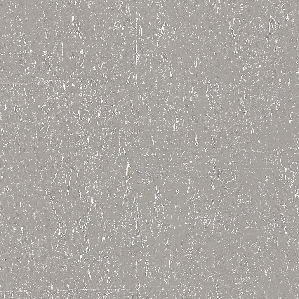 Phillip Jeffries Vinyl Luxe Cork Porto Grey Wallpaper