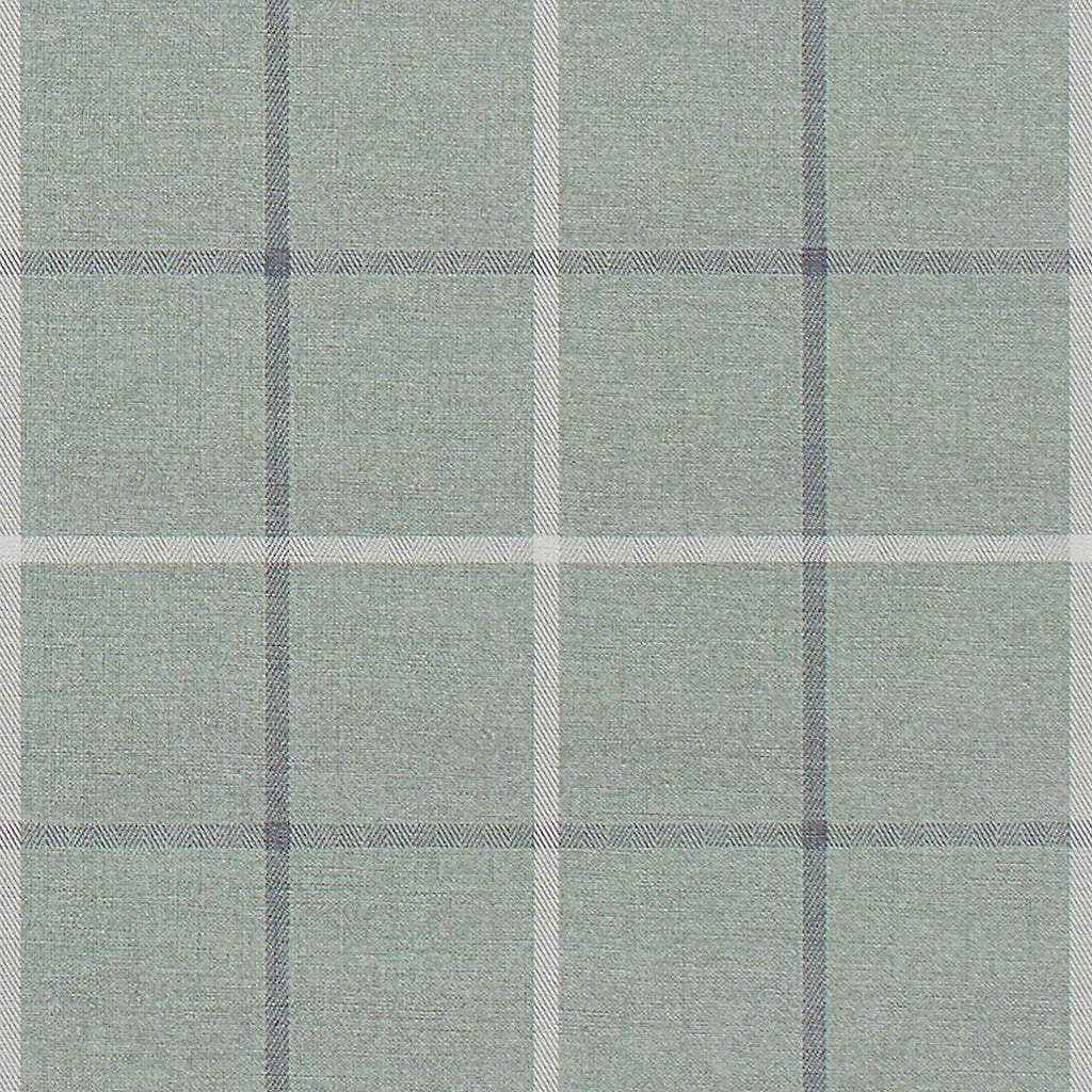 Phillip Jeffries House of Plaid Green with Grey Wallpaper