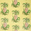 Schumacher Pineapples Chintz Yellow Fabric
