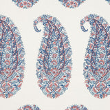 Schumacher Shirala Paisley Delft & Rose Fabric