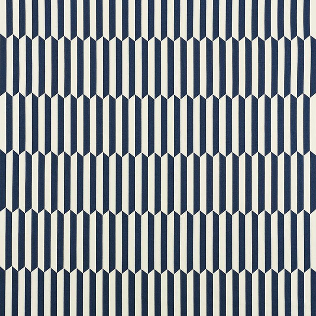 Schumacher Maxwell Navy Fabric
