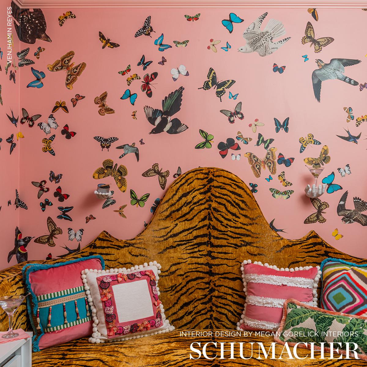 Schumacher Terence Ikat Multi Fabric