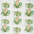 Schumacher Pineapples Chintz Ivory Fabric