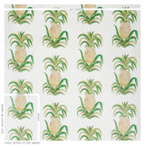 Schumacher Pineapples Chintz Ivory Fabric