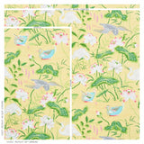 Schumacher Lotus Garden Yellow Fabric