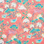 Schumacher Lotus Garden Red Fabric