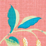 Schumacher Lotus Garden Red Fabric