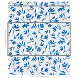 Schumacher Laurel Navy Fabric