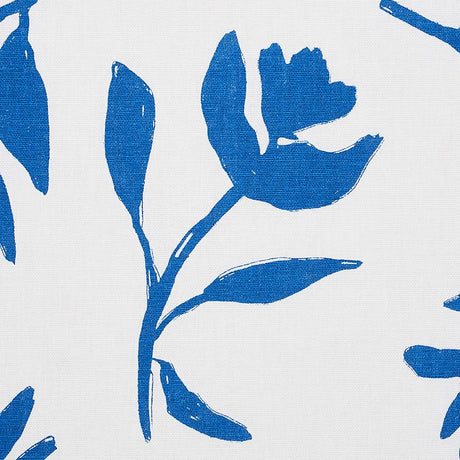 Schumacher Laurel Navy Fabric