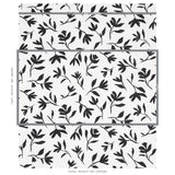 Schumacher Laurel Black Fabric