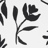 Schumacher Laurel Black Fabric