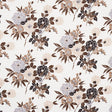 Schumacher Valentina Floral Brown Fabric