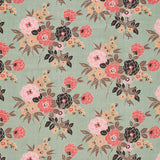 Schumacher Valentina Floral Green Fabric