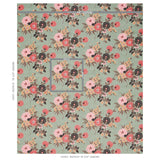 Schumacher Valentina Floral Green Fabric