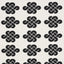 Schumacher Penelope Knot Black Fabric