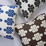 Schumacher Penelope Knot Black Fabric