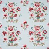 Schumacher Ashford Linen Rose And Sky Fabric