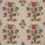 Schumacher Ashford Linen Mulberry And Natural Fabric