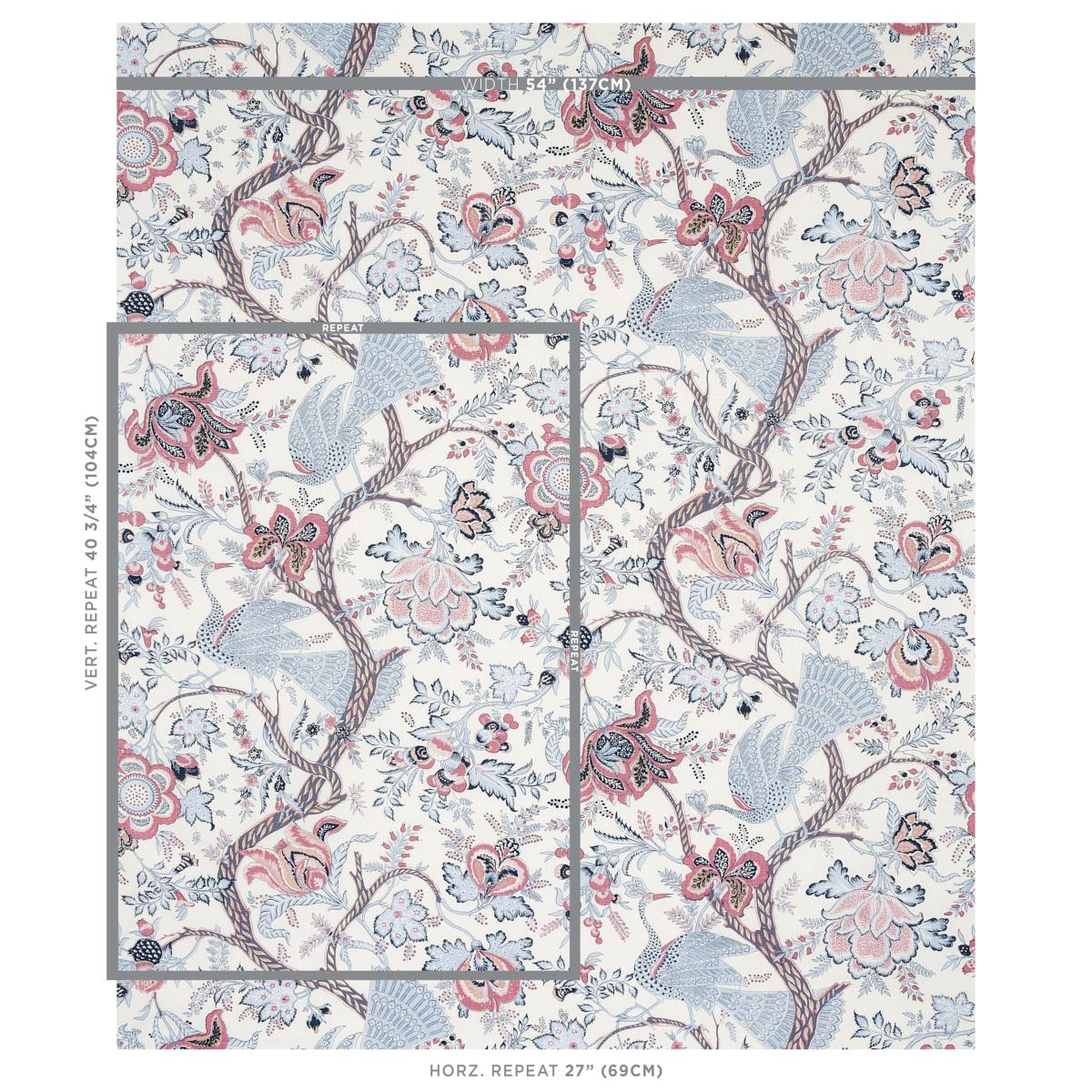 Schumacher Aveline Linen Lilac Fabric