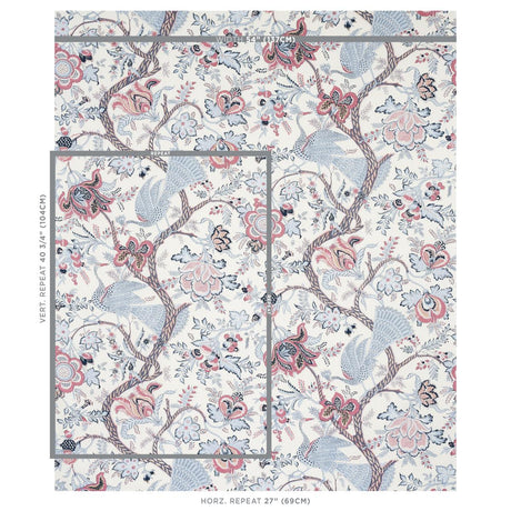 Schumacher Aveline Linen Lilac Fabric