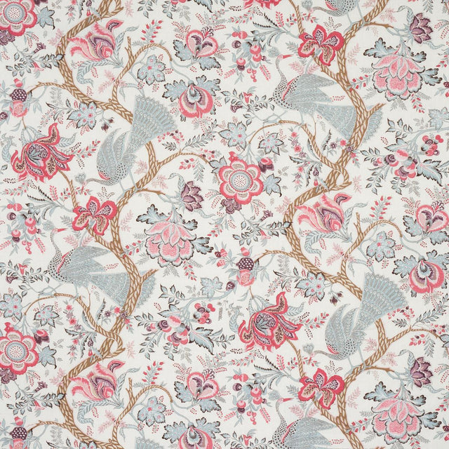 Schumacher Aveline Linen Rose Fabric