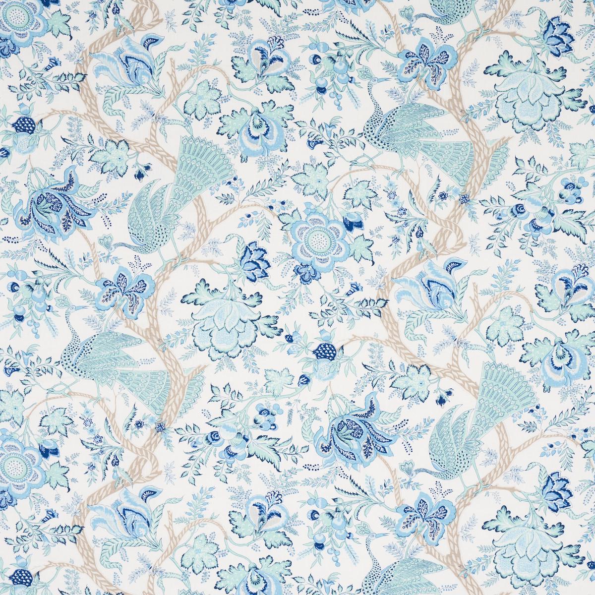 Schumacher Aveline Linen Seaglass Fabric
