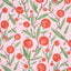 Schumacher Mirabelle Cherry And Blush Fabric