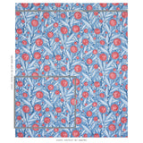 Schumacher Mirabelle Berry And Blue Fabric