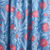 Schumacher Mirabelle Berry And Blue Fabric